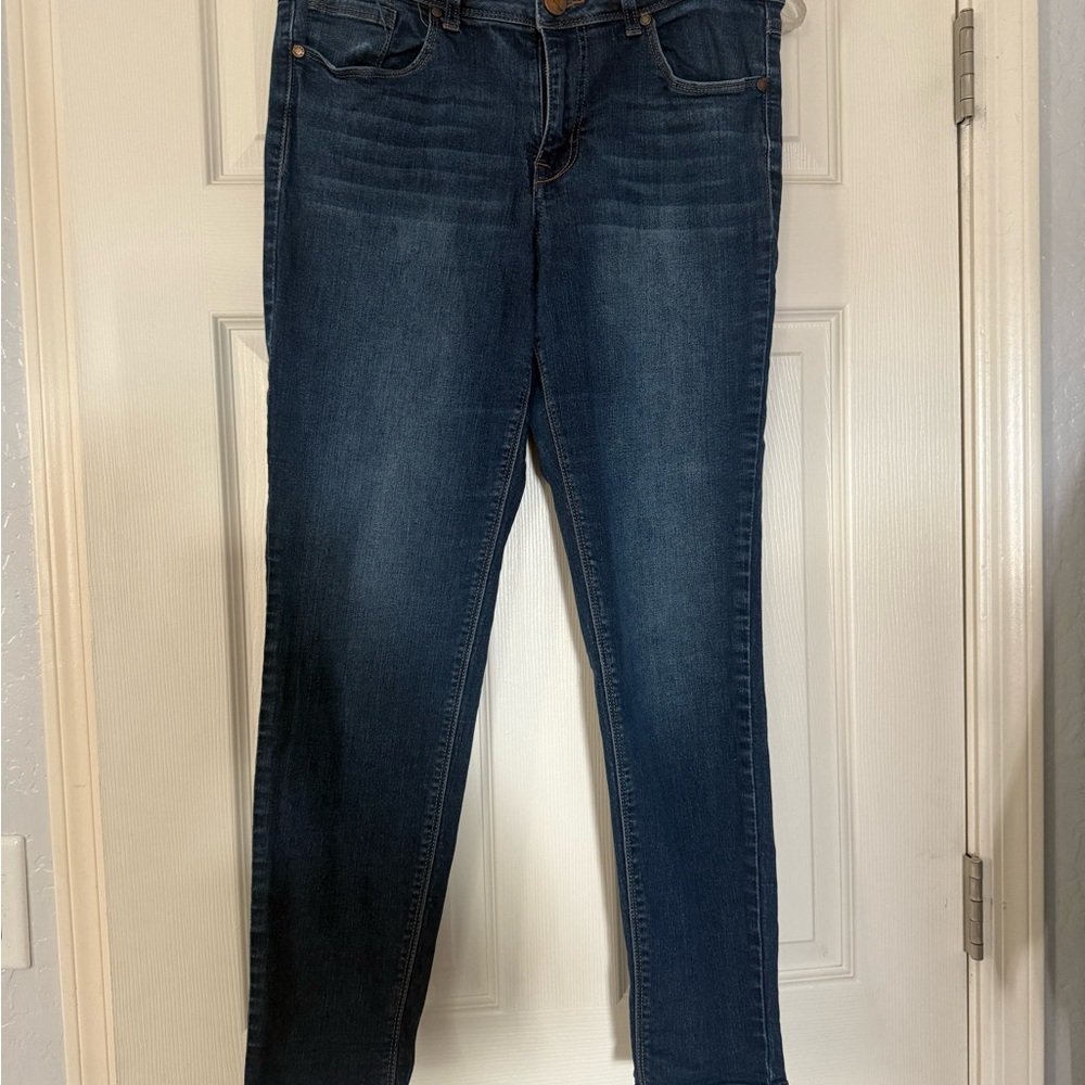 1822 Denim Dark Blue Skinny Jeans